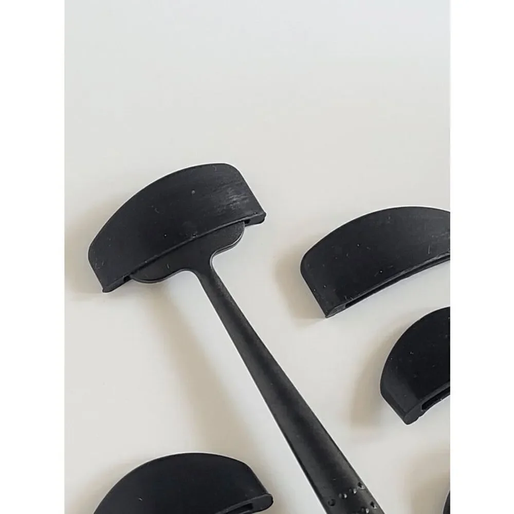 6-In-1 Silicone Printing Tool Eyeshadow Shaper Stencil Eye Makeup Stamp NEW